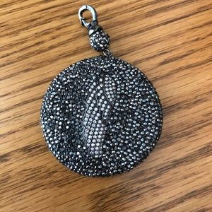 Pave Crystal Angel Wing Pendant